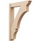 Ekena Millwork 6-in W x 28-in D x 40-in H Balboa Trad Rough Cedar Woodgrain TimberThane Outlooker, Primed Tan OUTUR060X28X40BOA04RCPR - alternate 1